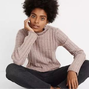 NWT Madewell Donegal Evercrest Turtleneck Sweater